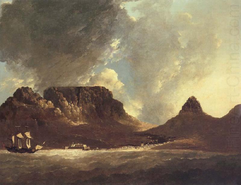 unknow artist A View of the Cape of Good Hope,taken on the spot,from on board the Resolution,capt,coode,November 1772 china oil painting image